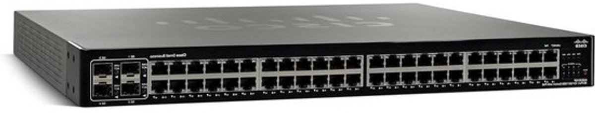 Netwerk Switch - Managed Switch - Netwerk Uitbreiden - Power over Ethernet - 48 Poorten - Zilver