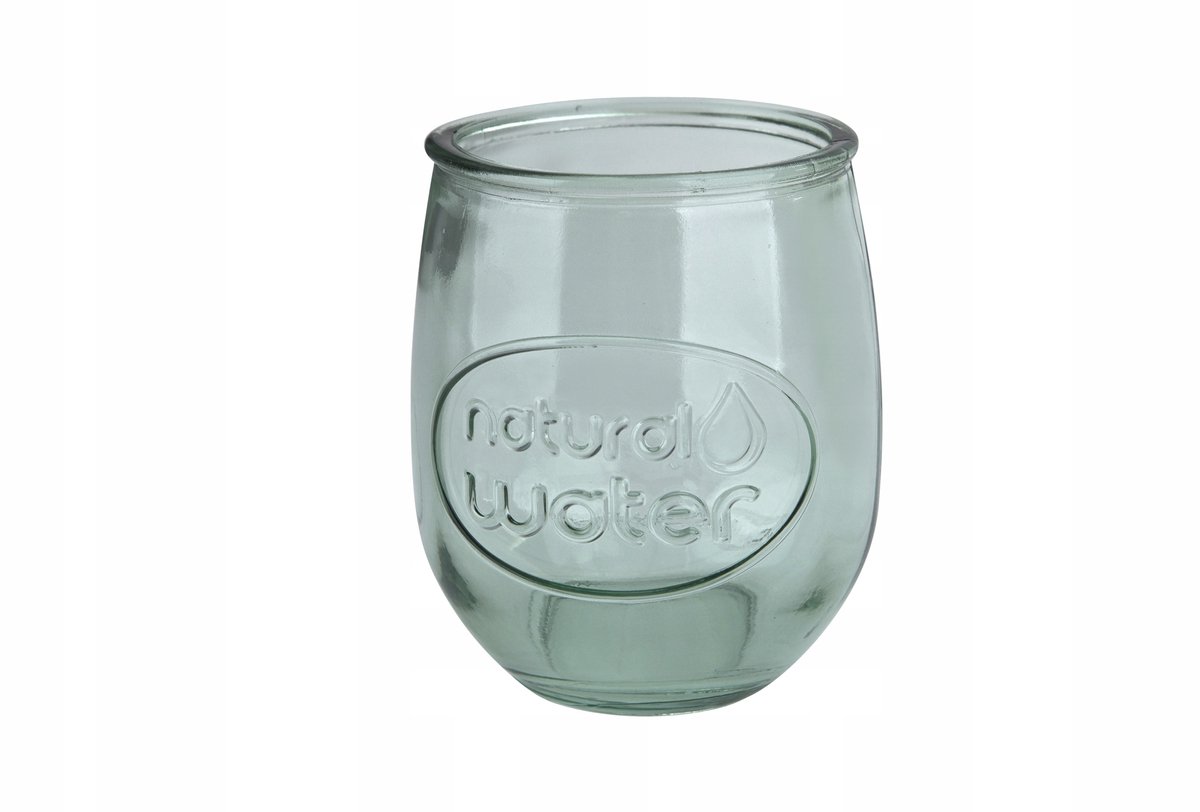 Glazen Mok Ovaal 400ml - Transparant, Gerecycled Glas