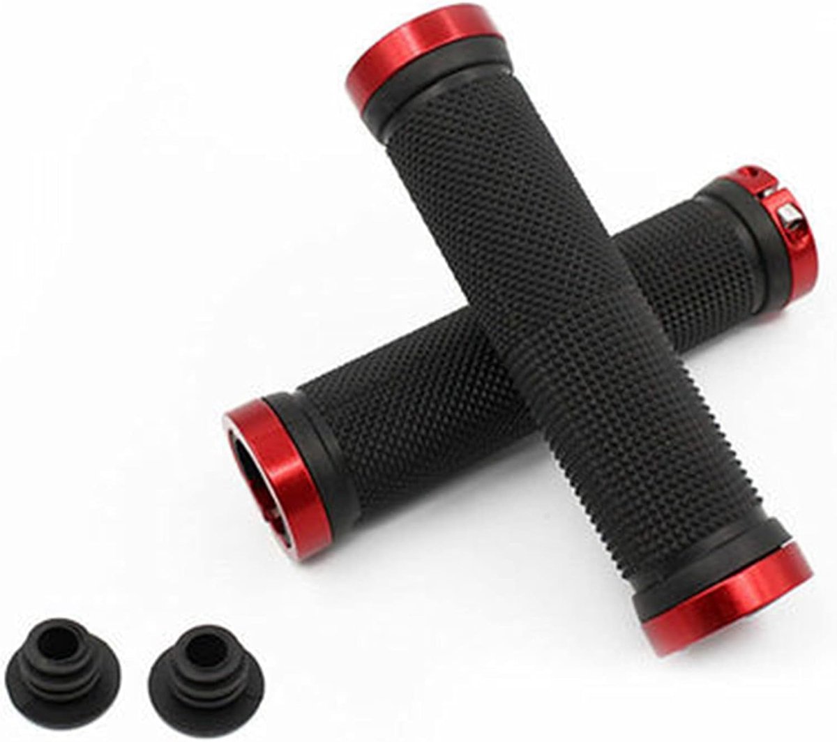 2pcs/1 Pair Mountain Road Cycling Bicycle Grip Bicycle MTB Handlebar Cover Grips Smooth Soft Rubber Anti-Slip Handle - ShopVlot