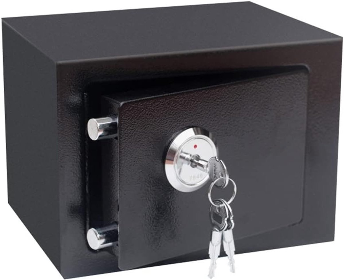 Safe Safe for Home Furniture Safe Fireproof Safe Key Safe Carbon Steel Money Box Wall Safe Trezor - 4.6L - ShopVlot