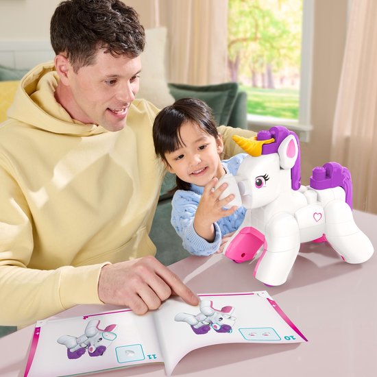 Mega Bloks Fisher-Price - Bouw en Betover Eenhoorn Blokkenspeelgoed - 26 stukjes — afbeelding 3