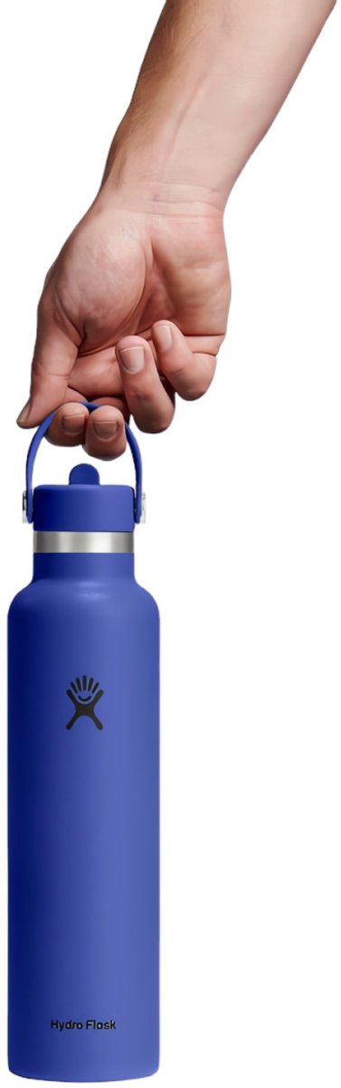 Hydro Flask Standard Mouth Flex Straw Cap Capri Blue thermosfles, 621 ml – foto 3