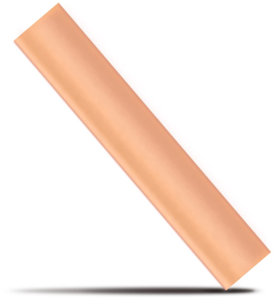 Solidchoice - Metalen Koperen Plaat - 150 mm x 30 mm, Duurzaam Materiaal