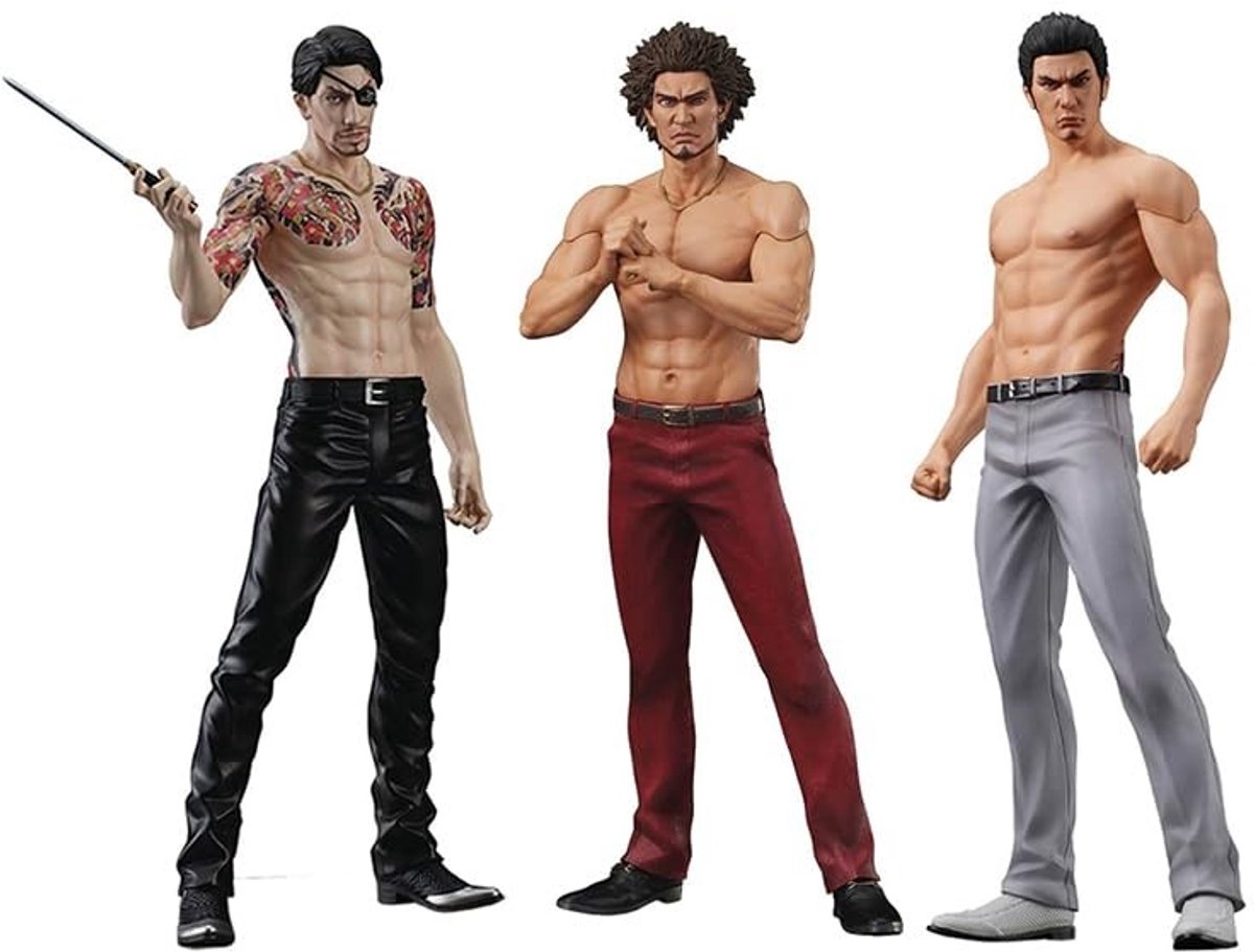 Solidchoice - Goro Majima & Kiryu Kazuma Actiefiguren 17CM - 3-Pack Anime Decoratie