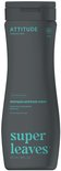 Grijze fles met opdruk in het groen en wit voor shampoo en body wash