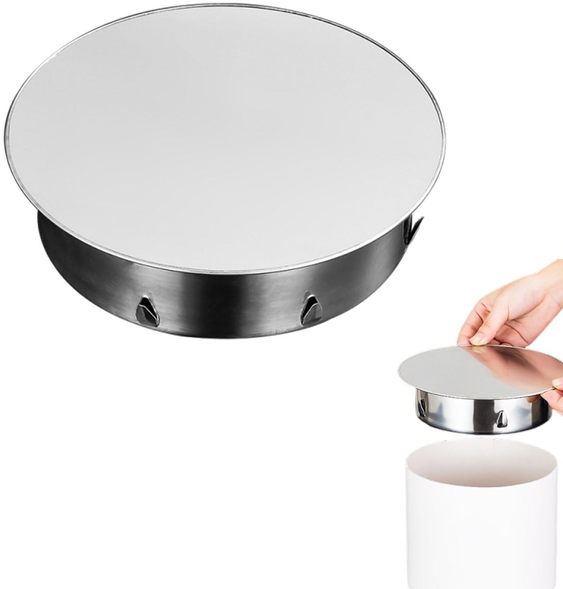 Solidchoice - RVS Afdekking voor Schouwpijp 150mm Weerbestendig