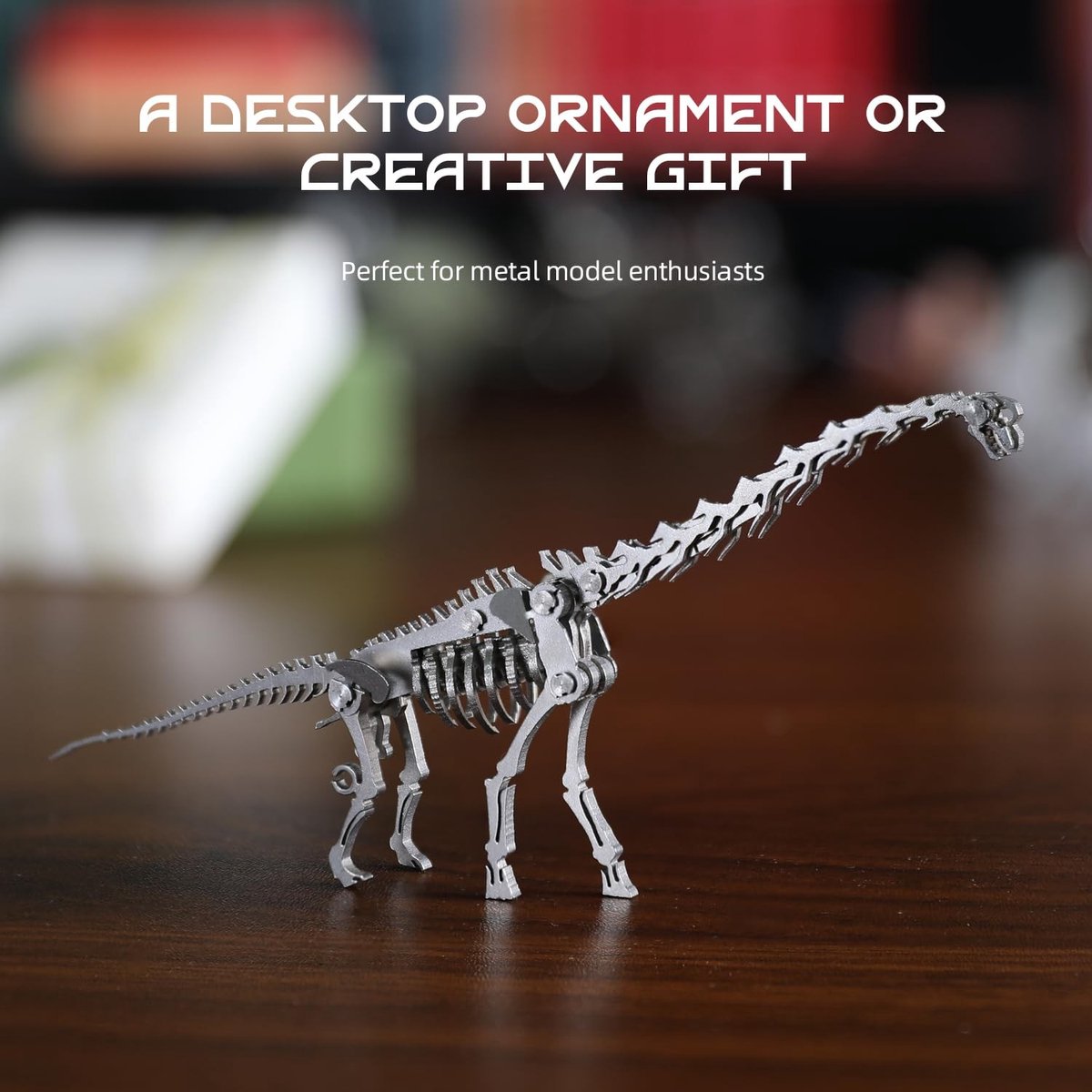 Solidchoice - Brachiosaurus 3D Metalen Puzzel - Creatief Bouwmodel voor Volwassenen