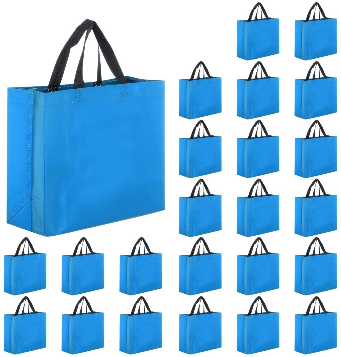 Solidchoice - 60 Stuks Herbruikbare Cadeauzakjes in Zeeblauwe Kleur