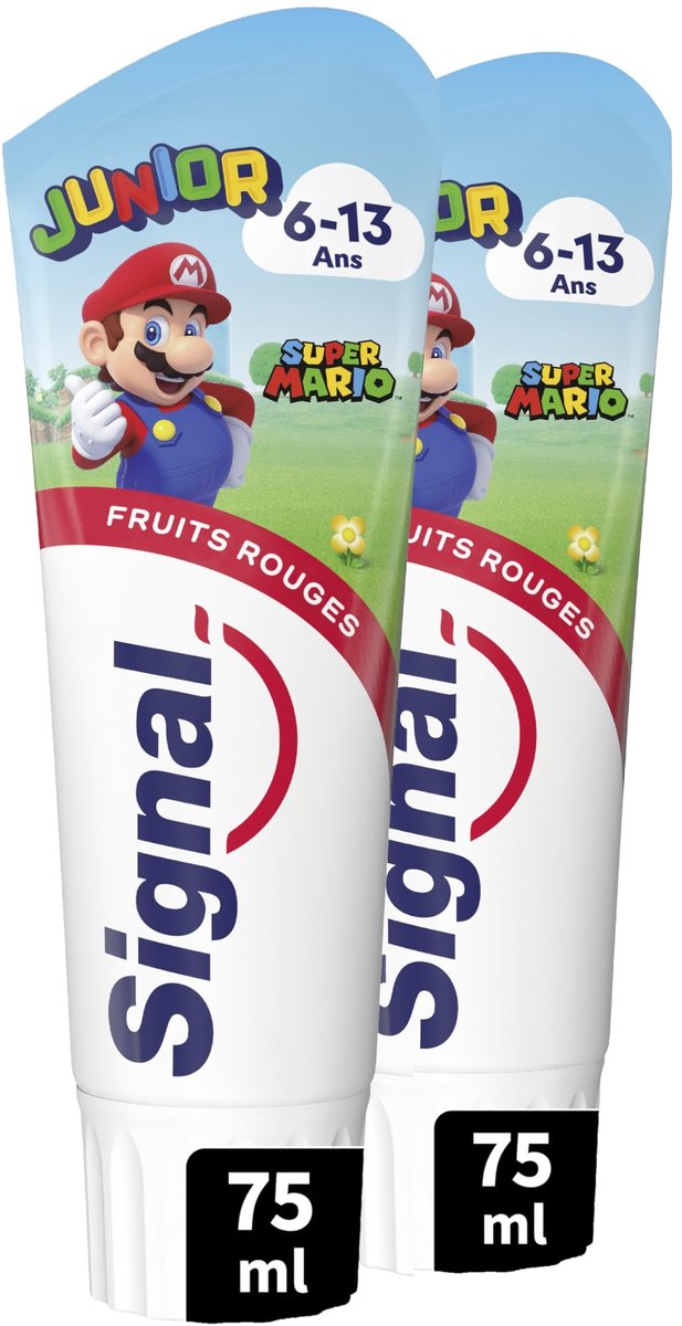 Solidchoice - Junior Tandpasta met Super Mario voor Kinderen 6-13 Jaar