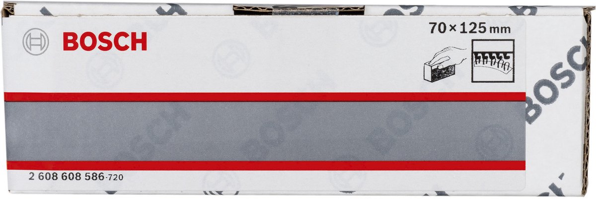 1 SCHUURBLOK FOAM 70X125mm VELCO