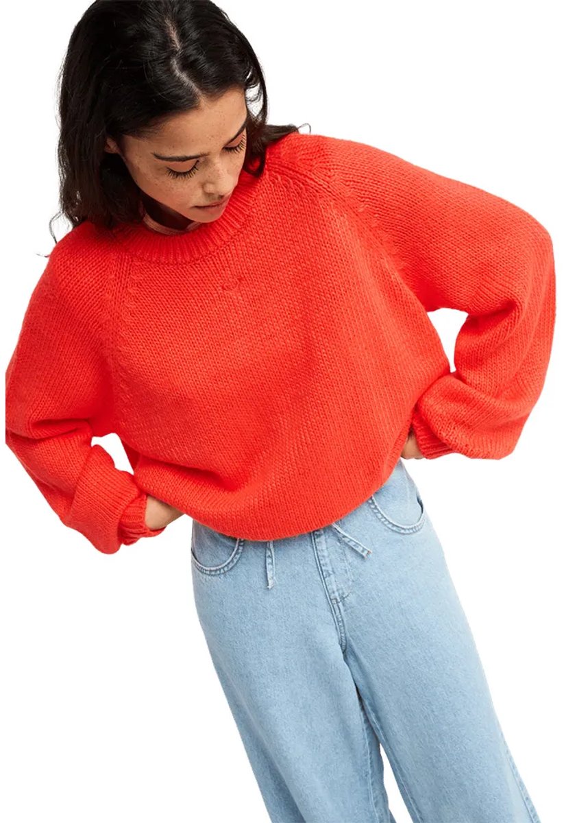 Roxy One In School Trui Oranje S Vrouw