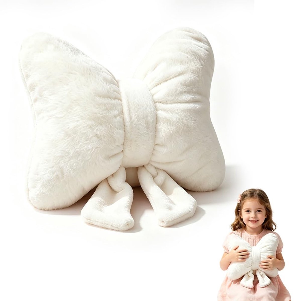 Solidchoice - 3D Decoratief Kussen in Wit