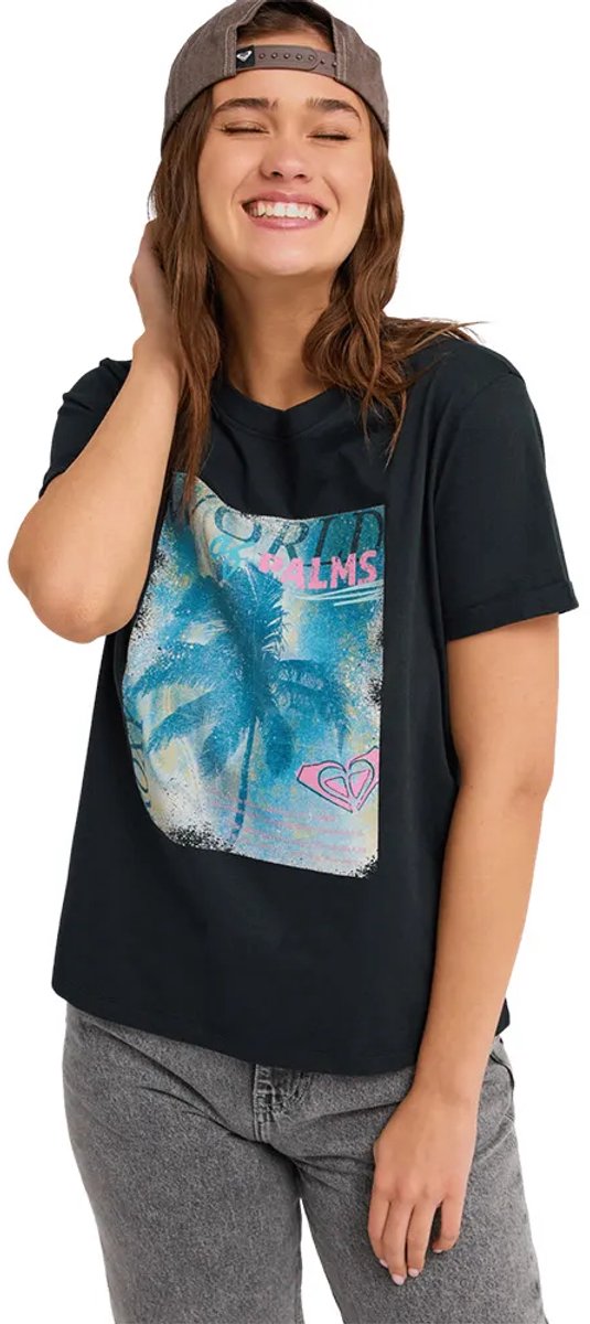 Roxy Ocean Regular T-shirt Met Korte Mouwen XS Vrouw Antraciet