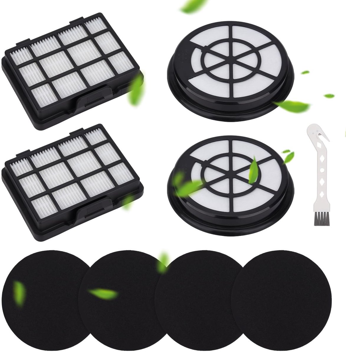 Solidchoice - Set van 8 Vervangings HEPA-Filters voor Stofzuiger