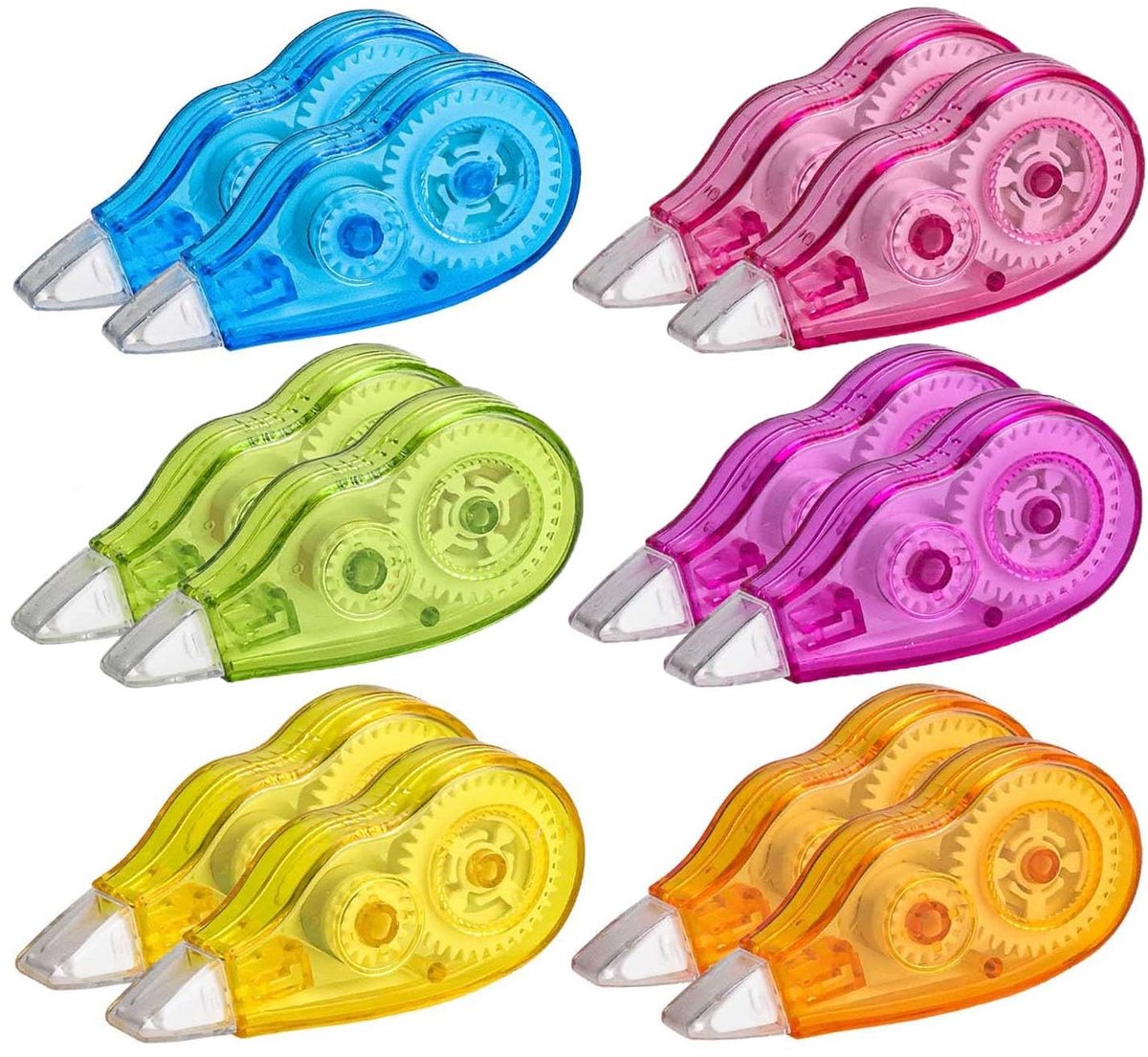 Solidchoice - Mini Correctietape, Set van 12 Rollers