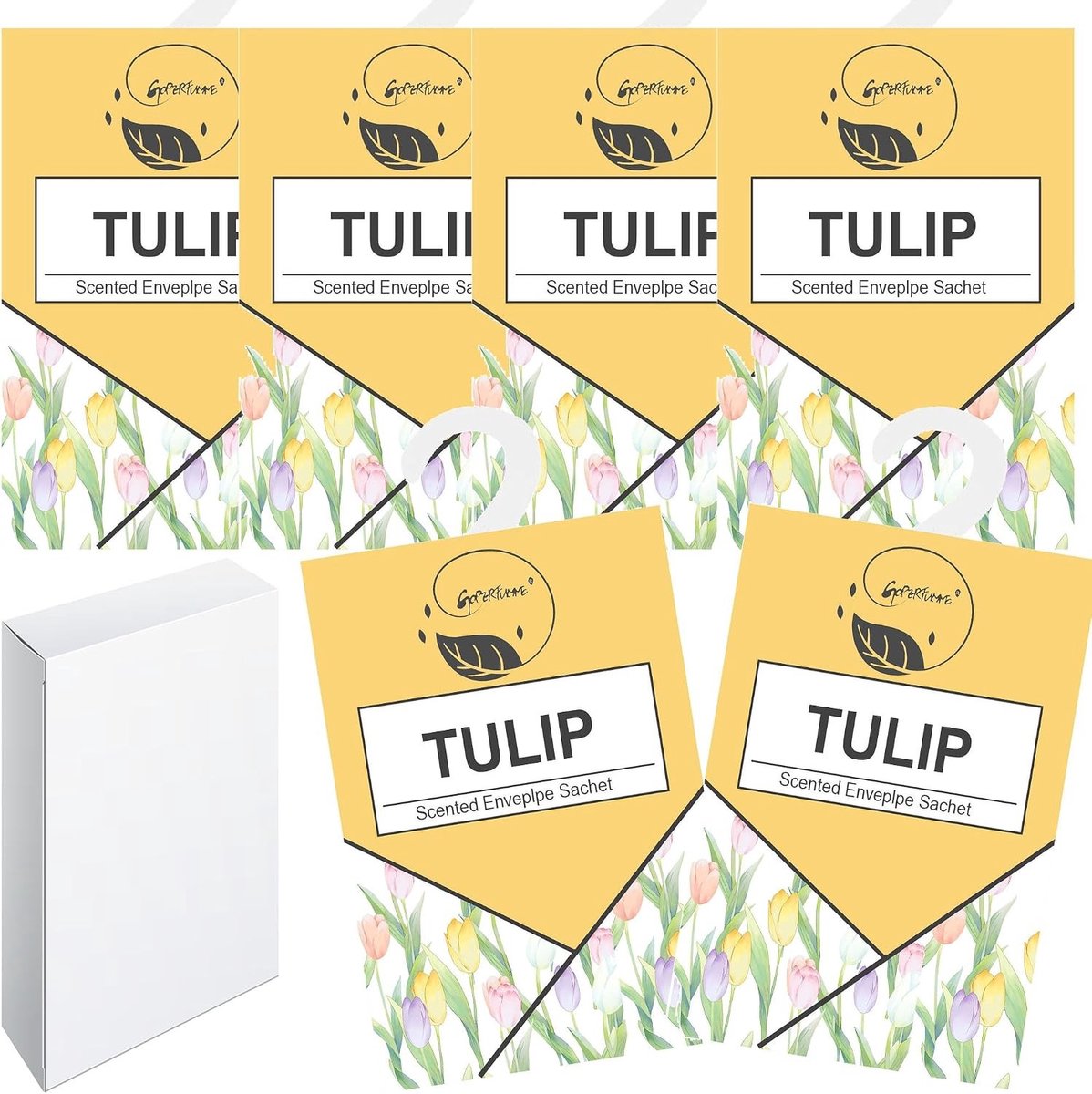 Geurzakjes voor Kledingkast - Tulpen - Natuurlijke Geurverfrisser - Voor Kleding en Schoenen