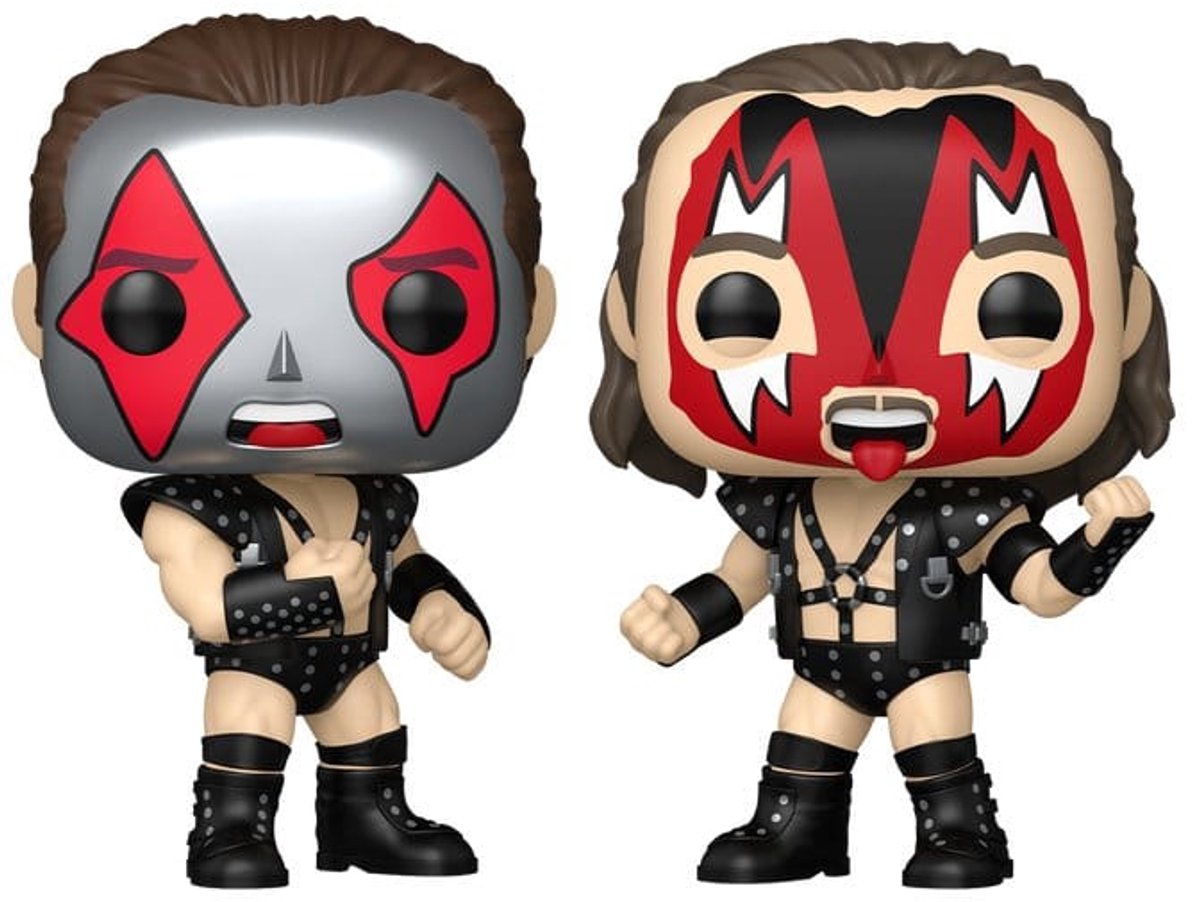 Funko WWE POP! Vinyl Figuur 2-Pack Ax & Smash 9 cm Mini-Figuur
