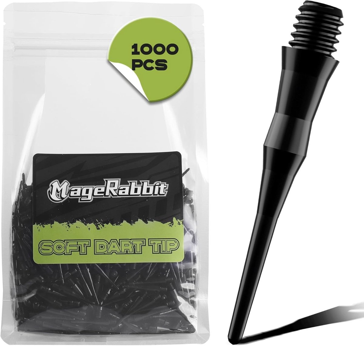 Zachte Tip Darts - 1000 stuks - 2BA Draad - Kunststof - Voor Darts Accessoires