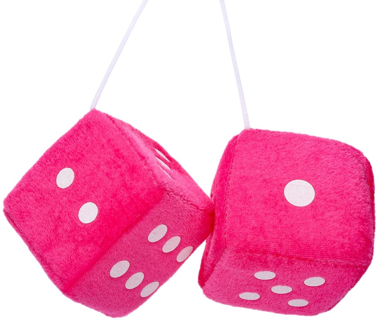 Solidchoice - Plush Dice Car Accessoires voor Interieur