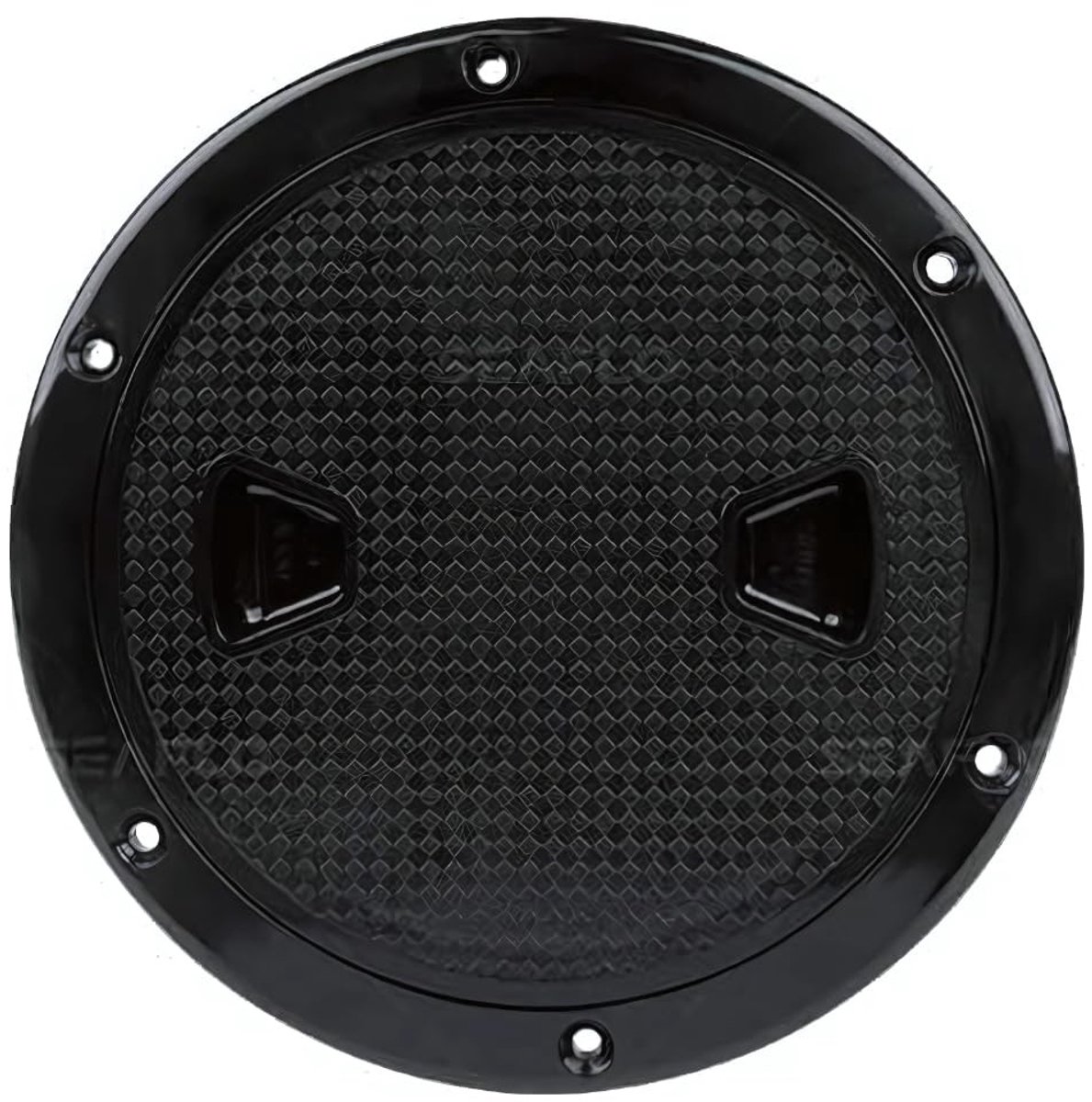 Solidchoice - Zwarte Circulaire Antislip Inspectie Hatch 6 Inch