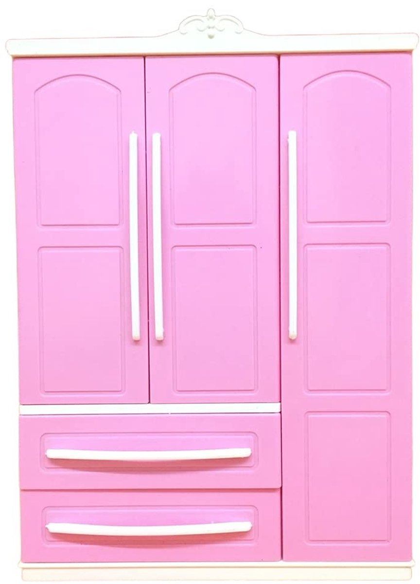Solidchoice - Mini Kledingkast voor Poppenhuis Decoratie