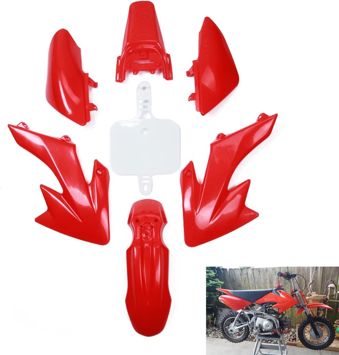 Solidchoice - Motorfiets Kuip Kit van ABS Plastic