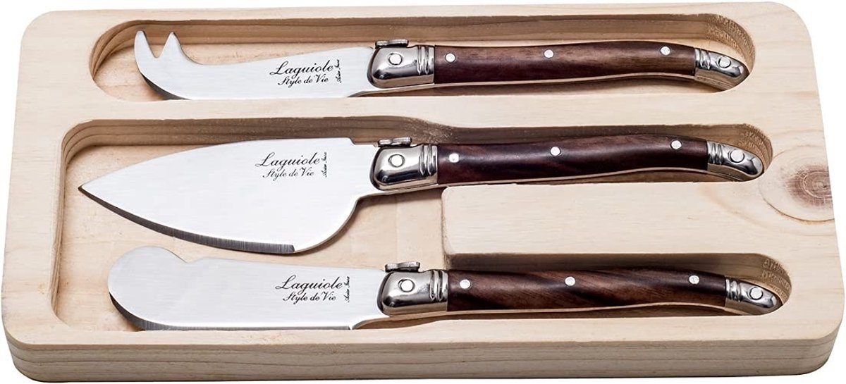 Solidchoice - 3-delige Kaasmessenset Premium Line