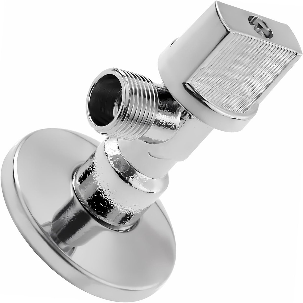 SnelShoppen - Universele Combinatiekruissleutel 1/2 inch x 3/8 inch - Chroomverchroomd Messing - Met Vergrendelingsdial - 10 Jaar Garantie voor Sanita