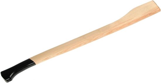 Bijlsteel - Reserve steel - Kloofhout Maken - Koeienvoet Vorm - 600 mm - Bruin — afbeelding 2