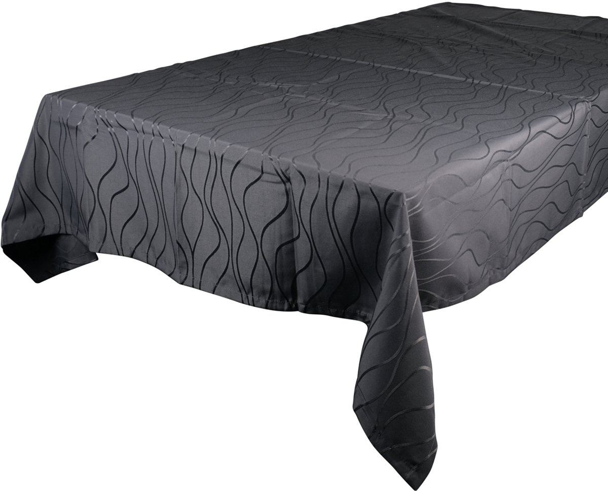 Cesano Tafelkleed Textiel anthraciet 140x180cm