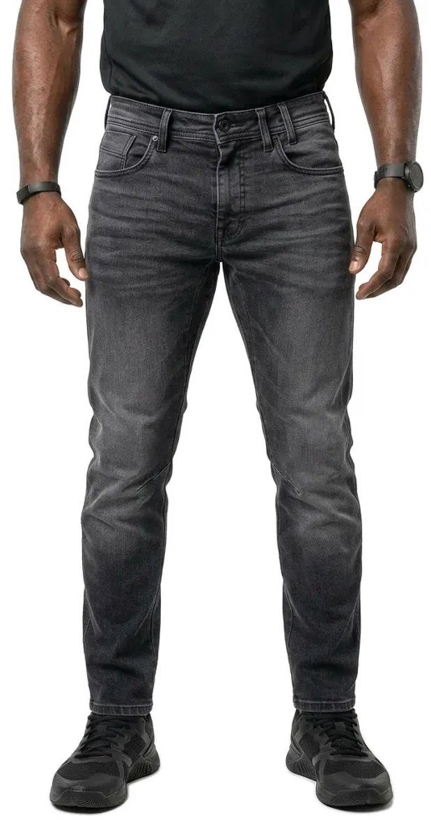 REV'IT! Jeans Detroit 2 TF Mid Grey Used Motorcycle Jeans - Maat 30/34 - Broek – foto 4