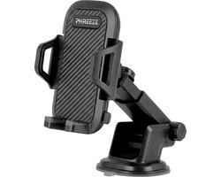 Telefoonhouder Auto - Sterke 3M Gel Zuignap - GSM Houder Dashboard - Autohouder voor Dashboard, Voorruit en Raam - Draaibaar & Verstelbaar - Universeel