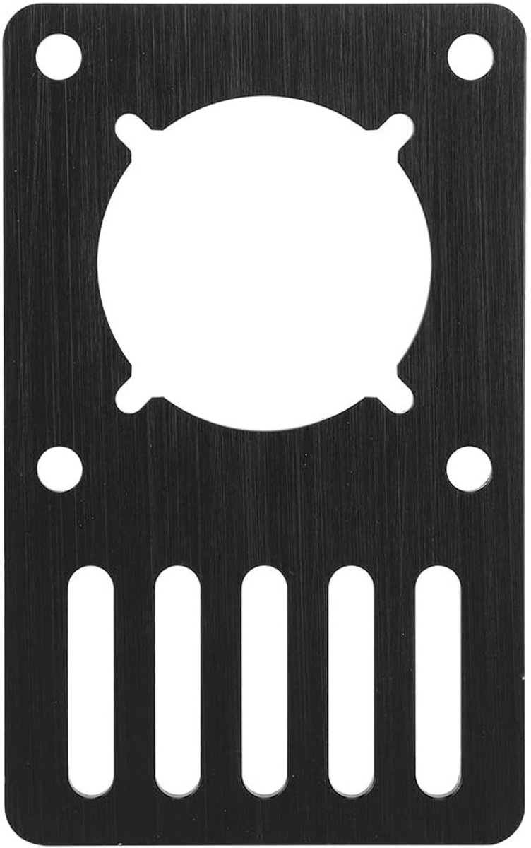 SnelShoppen - Nema 23 Motor Stepmotor Bevestigingsplaat Anodized Aluminium CNC Mounting Plate voor 3D Printer Accessoires