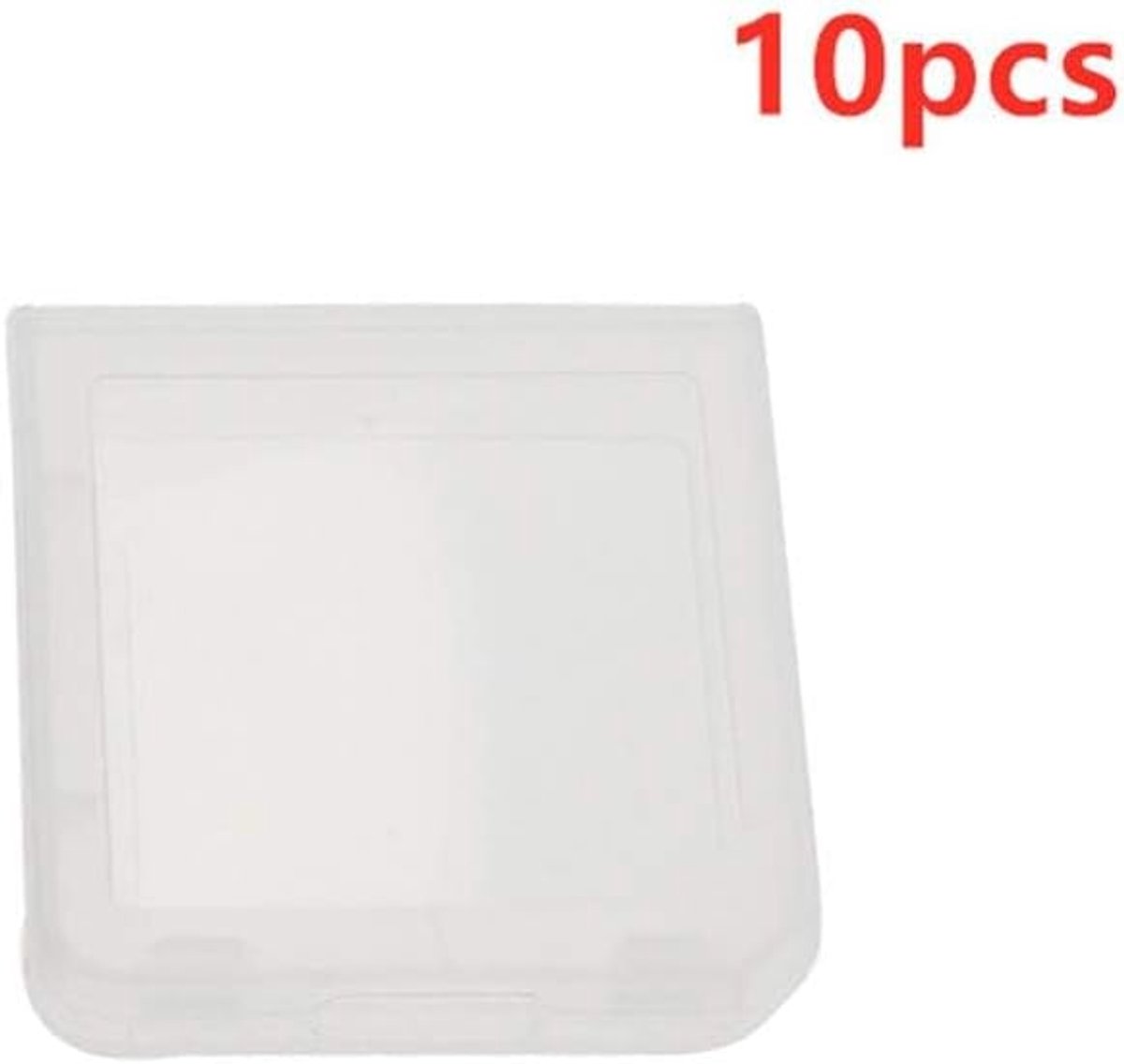SnelShoppen - 10 Transparante Beschermhoezen Voor Game Cartridges, Compatibel Met DS/3DS/DSI, Bescherming Tegen Stof, Krassen En Schade, Lichtgewicht,