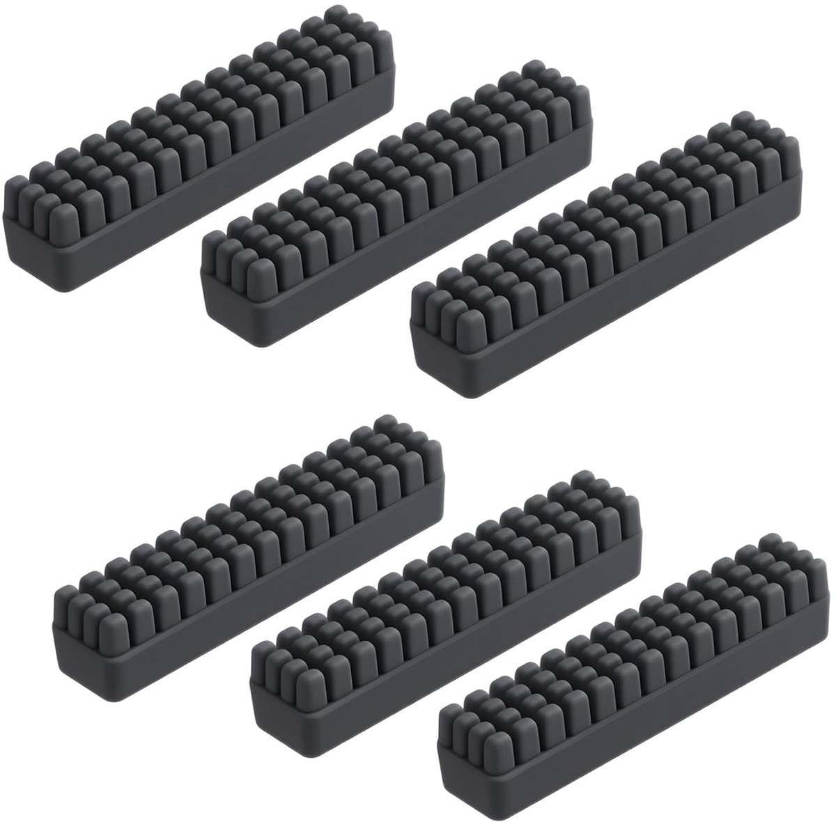 SnelShoppen - Nozzle Wiper Vervangingsset voor 3D Printer A1 Mini – 6 Delige Silicone Nozzle Borstel Reinigingskit, Perfect voor Filamentonderhoud en