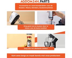 SnelShoppen - Gasket Air Fryer Rubber Stopper voor Philips HD9285 5000 Series - Zwart - Vervangende Rubber Dichtkap voor Airfryer - Keuken Accessoire