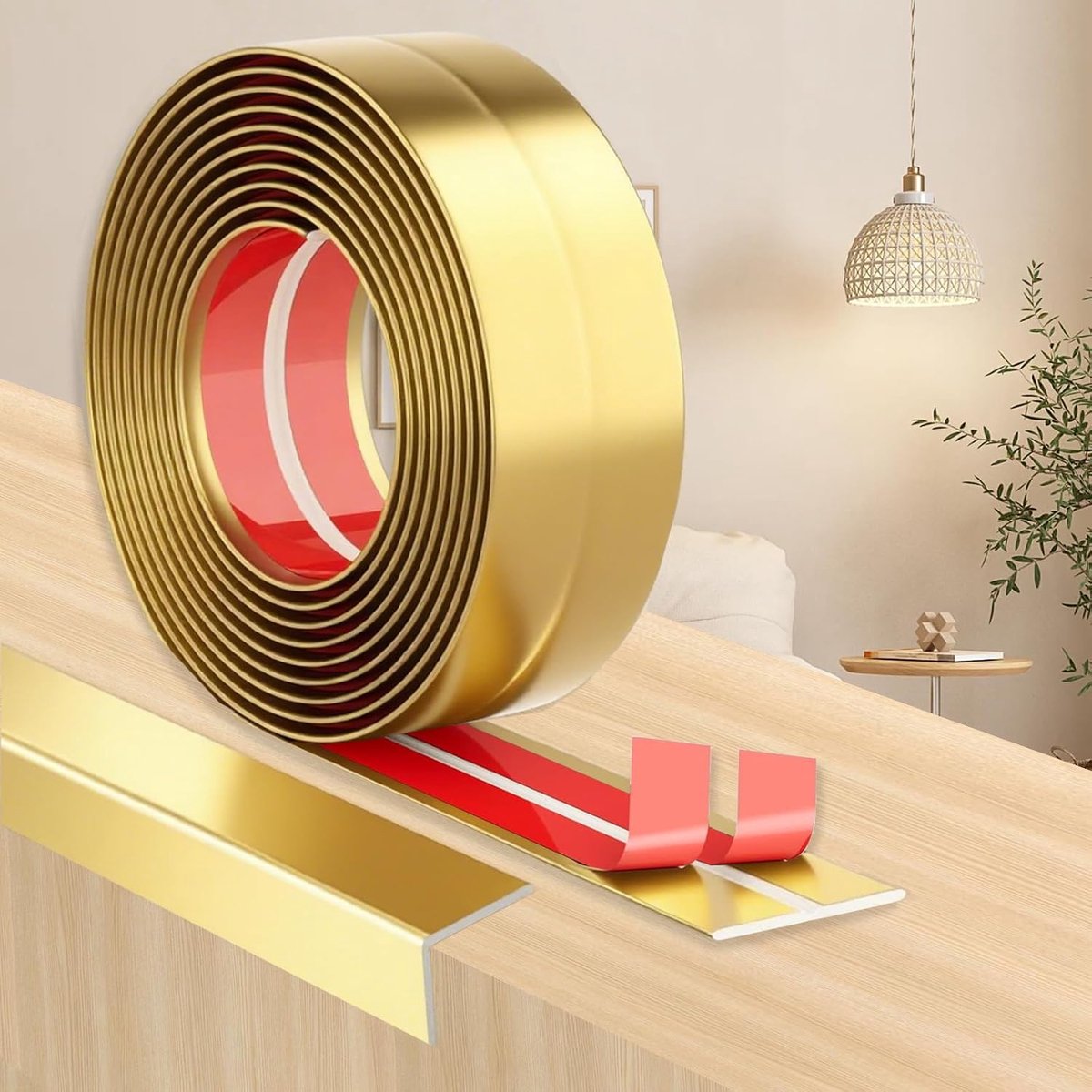 SnelShoppen - Edge Protection Wall Zelfklevende Deurrand Beschermer voor Deuren Ramen Muren Keuken Tegels Waterdicht Rol Eenvoudig op Maat te Snijden