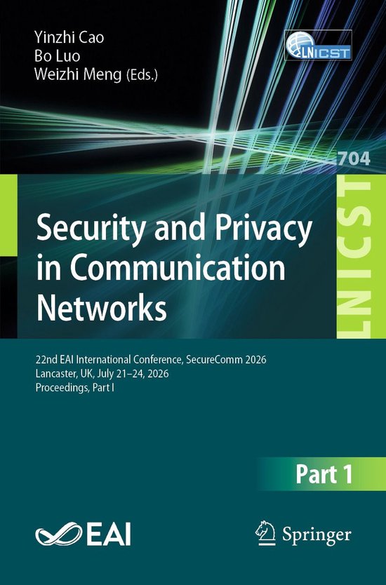 Springer Nature Proceedings Computer Science 1 - Security an ... - cover