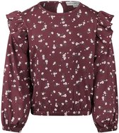 Koko Noko Meisjes Blouse - Eggplant
