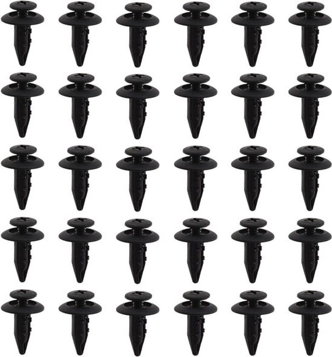 30 stuks autobevestigingsclips klemmen kunststof klinknagels voor bumper - Fiesta - Bevestigingsclips Autobumper - Auto Accessoires