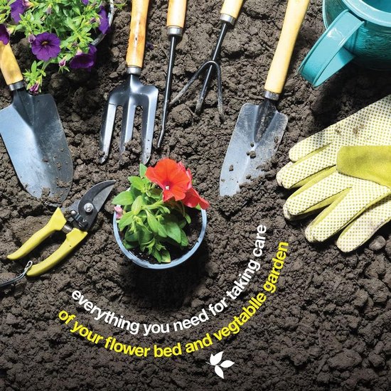 BOTC Tuingereedschap 10-delig - Tuingereedschapset met Opbergtas - Complete Tuinset voor Tuinieren - Handgereedschap voor Balkon, Kas & Tuin - Tuincadeau van BOTC — afbeelding 5