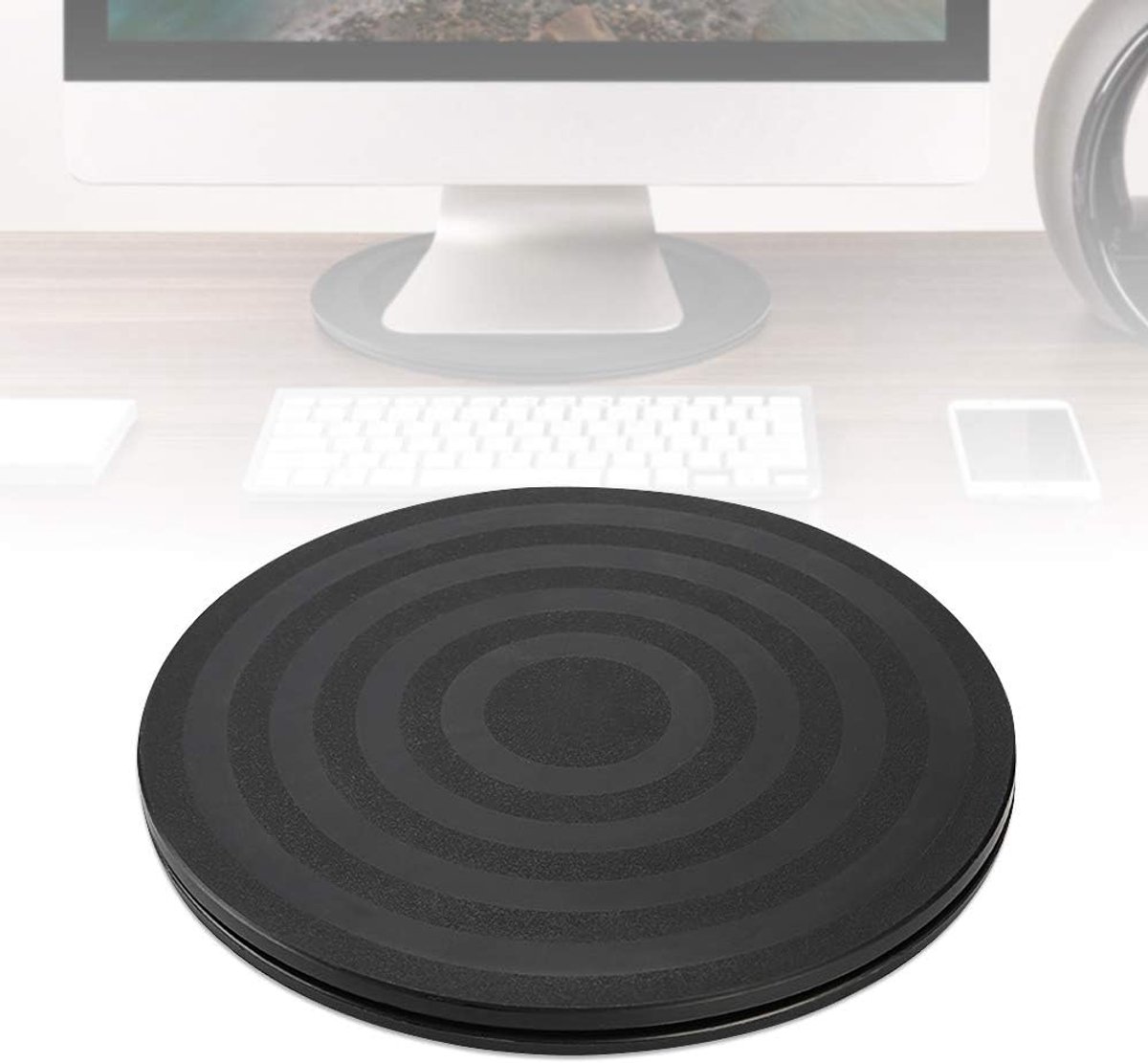 SnelShoppen - Rotatable Swivel Turntable 360 Graden Draaischijf TV Stand voor TV Computer Craft - Universale Rond Plate Manual met Stalen Kogel Lagers