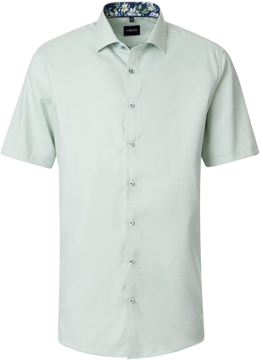 Venti Heren Overhemd Korte Mouw Kent Boord Modern Fit - XL