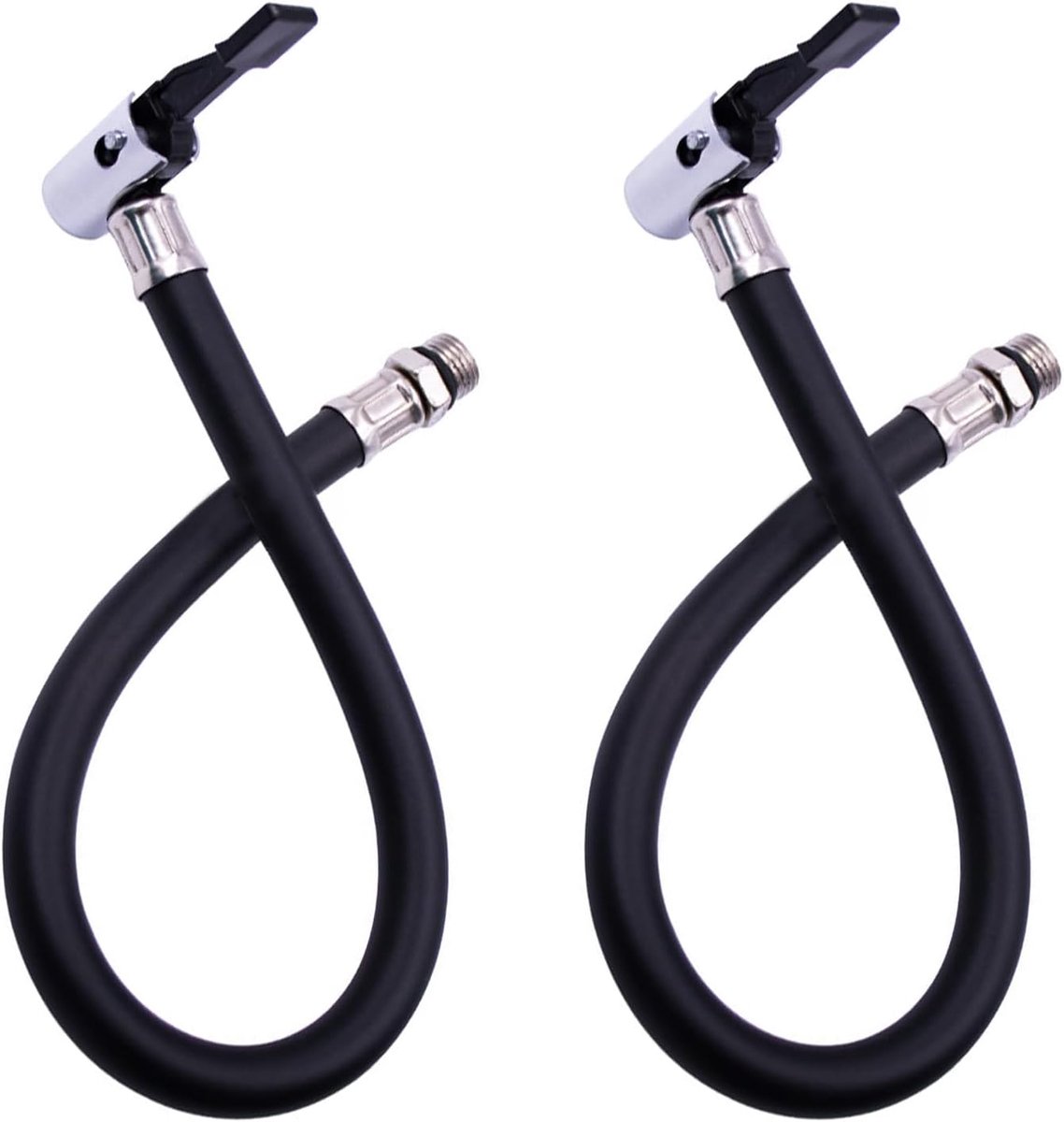 SnelShoppen - 37.5 cm Lange Banden Slang, Ventiel Verlengset voor Auto, Motor, Fiets, Universele Pomp met 12 mm Aansluiting voor Thuis en Onderweg