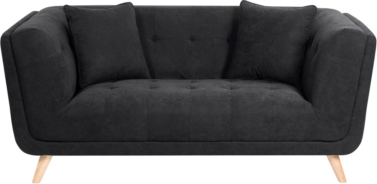 HABO - Tweezitsbank - Zwart - Polyester