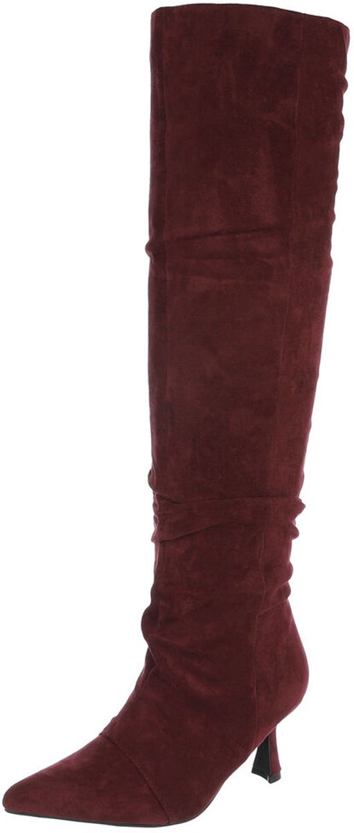 Hoge laars - Puntige neus en slanke hak - Dames Mt:39