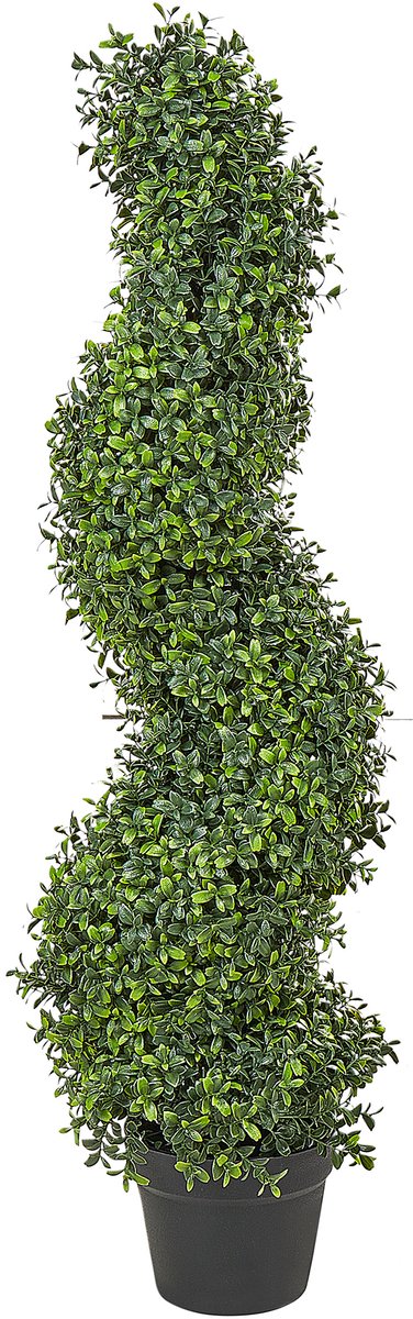 Beliani SPIRAL TREE - Kunstplant - Groen - 98 cm - Synthetisch