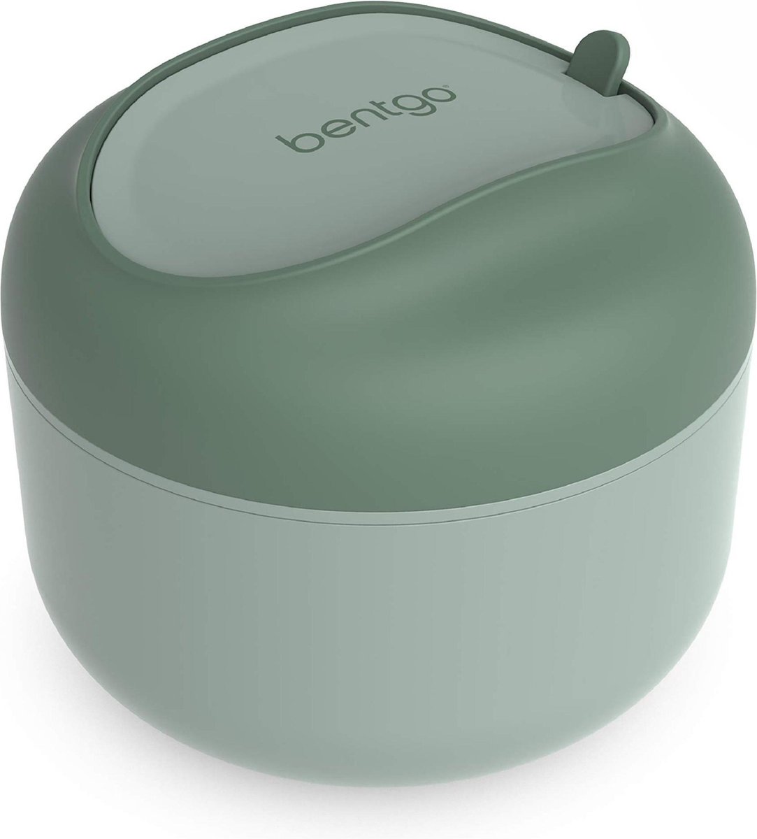 Bentgo Bowl Khaki Green- Groen - Salade lunchbox - Yoghurt - Vork en lepel