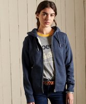 Superdry Dames Trui Geborduurde Vintage Logo hoodie met rits