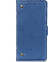 Huawei P40 Lite E Hoesje - Mobigear - Ranch Serie - Kunstlederen Bookcase - Blauw - Hoesje Geschikt Voor Huawei P40 Lite E